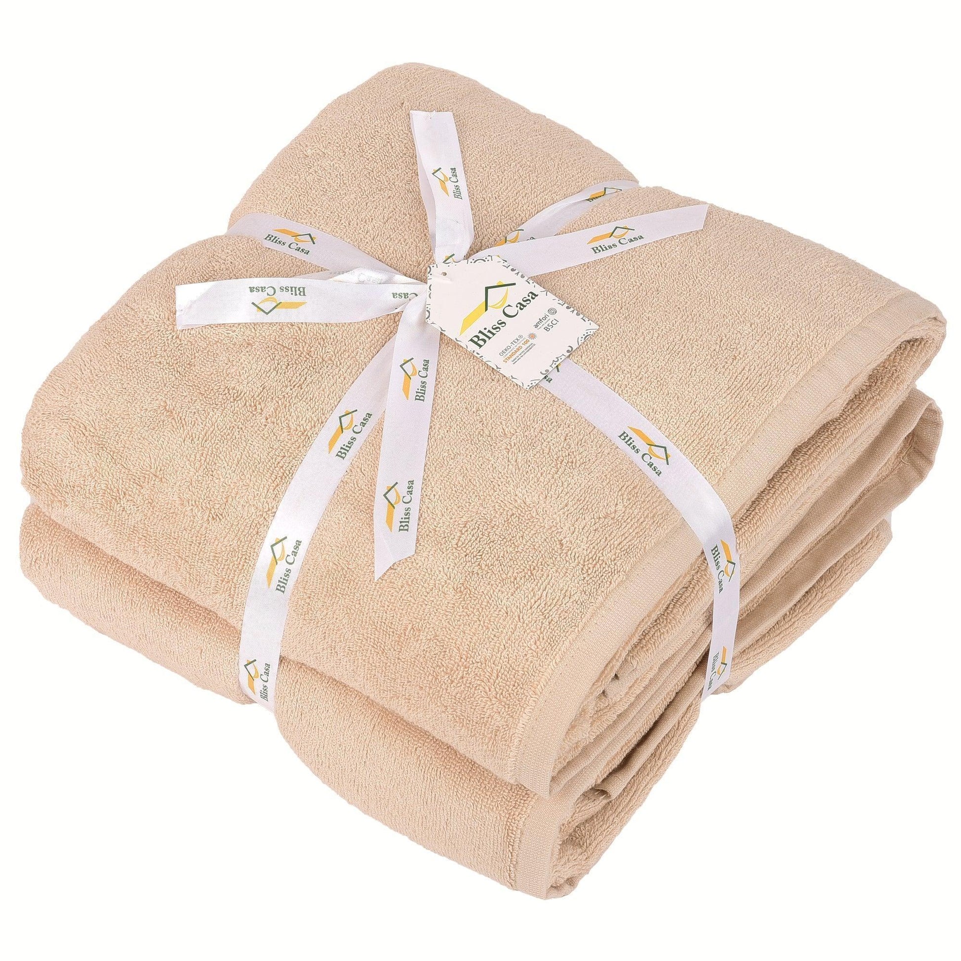 100% Cotton Bath Sheets - 2 Pack (90x180 cm) Super Soft & Absorbent, Hotel-Quality Towels for Homes, Hotels & Restaurants. Available in a variety of colours - Bliss Kingdom