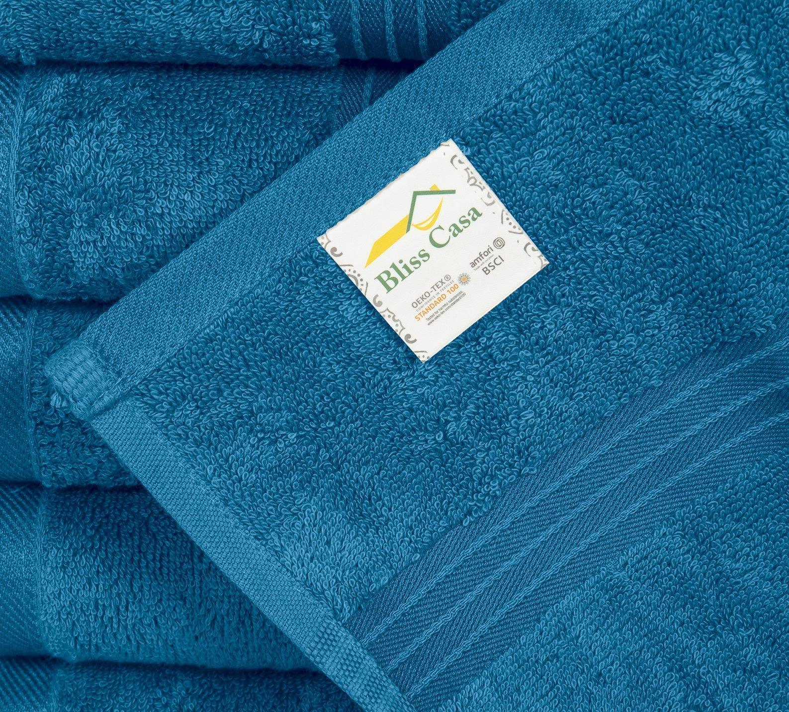 Large Hand Towels - 6 Pack (50 x 100 cm) | 100% Combed Cotton, Ultra Soft & Highly Absorbent | Premium Hotel & Spa Quality Towels. Available in a variety of colours - Bliss Kingdom