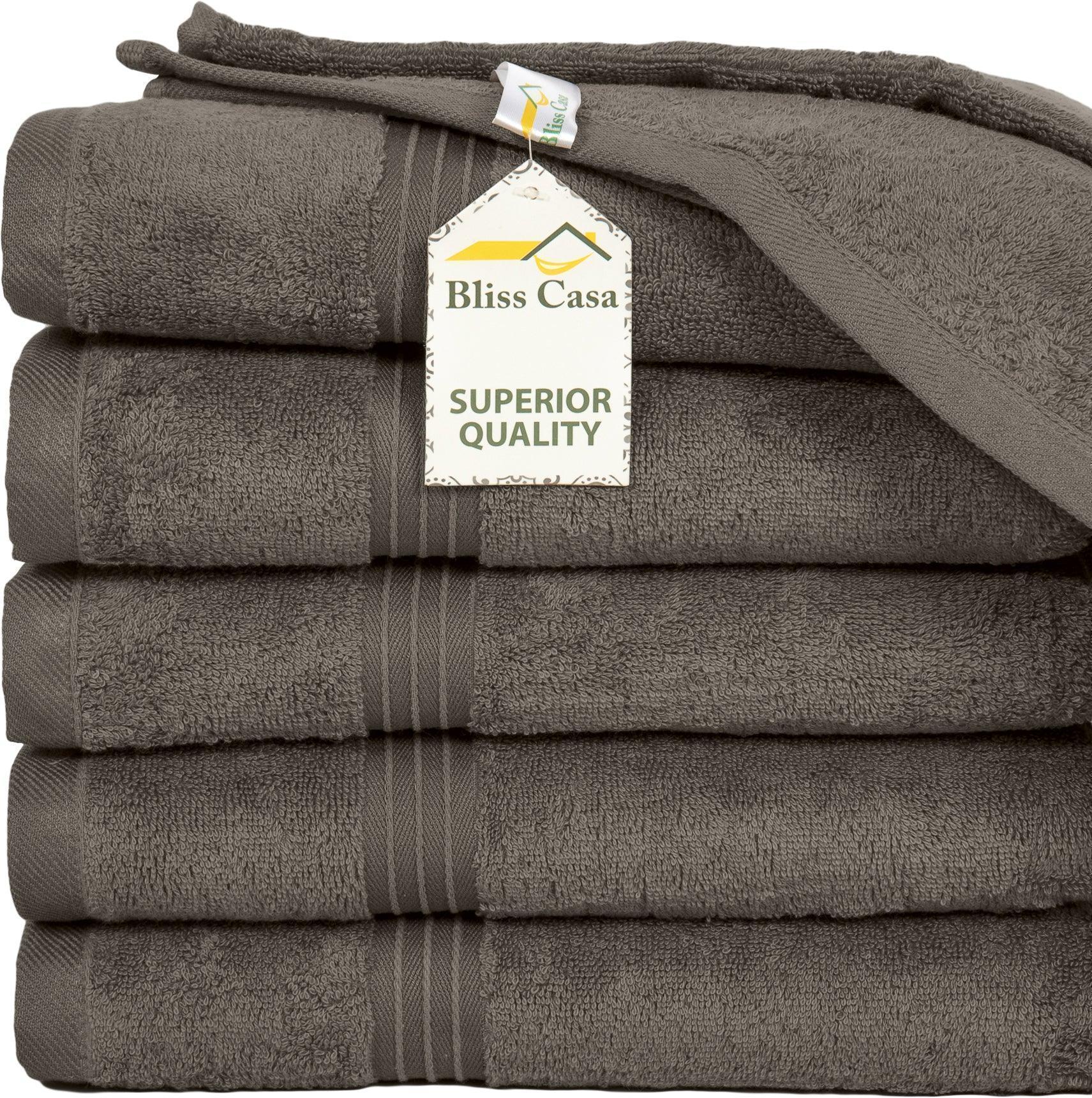 Large Hand Towels - 6 Pack (50 x 100 cm) | 100% Combed Cotton, Ultra Soft & Highly Absorbent | Premium Hotel & Spa Quality Towels. Available in a variety of colours - Bliss Kingdom