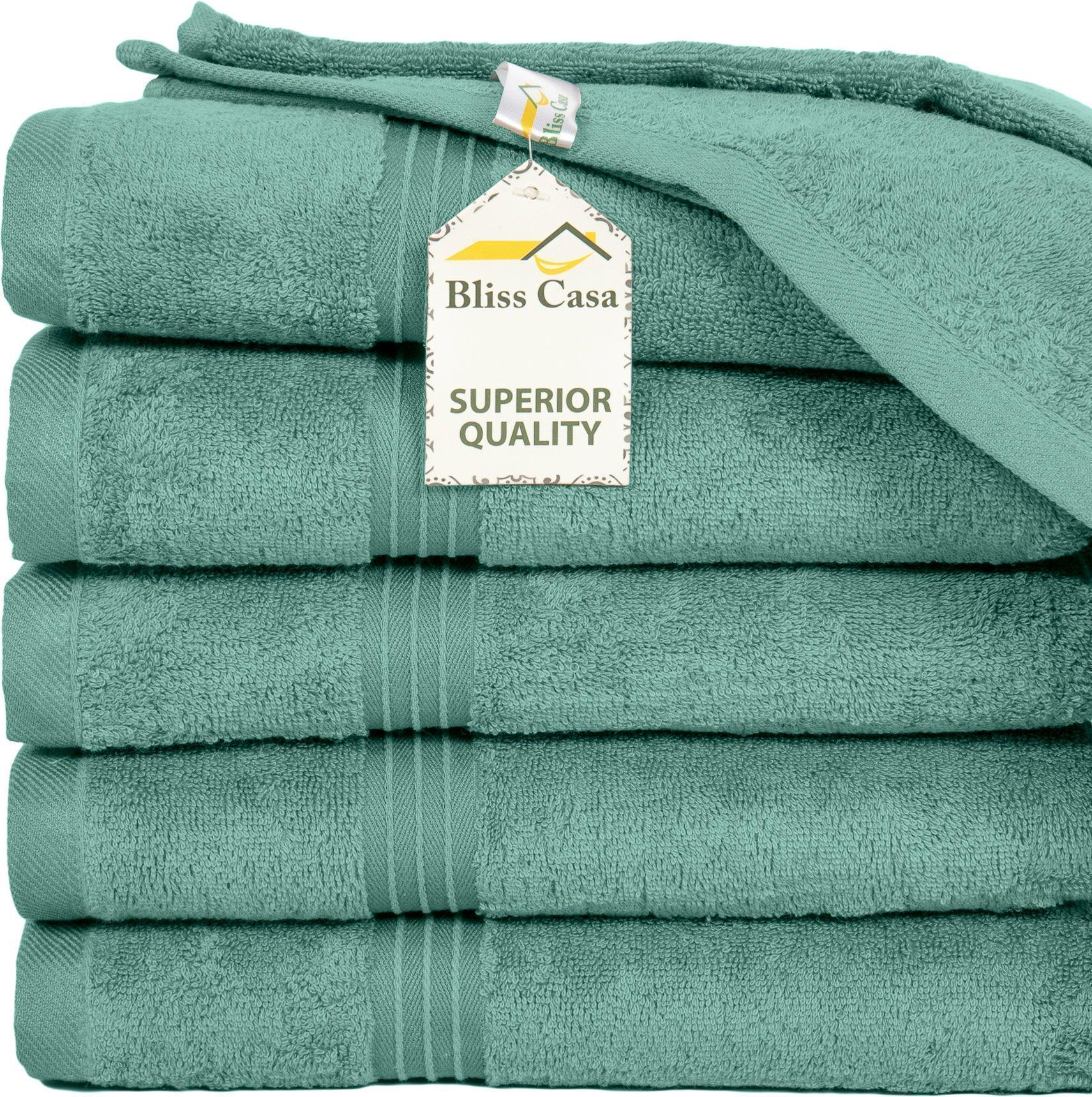 Large Hand Towels - 6 Pack (50 x 100 cm) | 100% Combed Cotton, Ultra Soft & Highly Absorbent | Premium Hotel & Spa Quality Towels. Available in a variety of colours - Bliss Kingdom