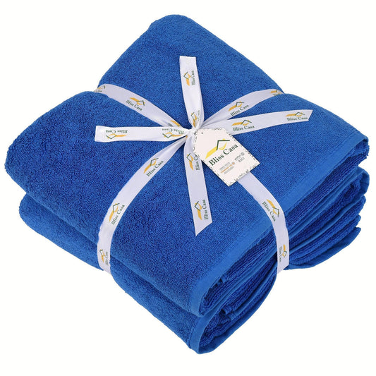 100% Cotton Bath Sheets - 2 Pack (90x180 cm) Super Soft & Absorbent, Hotel-Quality Towels for Homes, Hotels & Restaurants. Available in a variety of colours - Bliss Kingdom