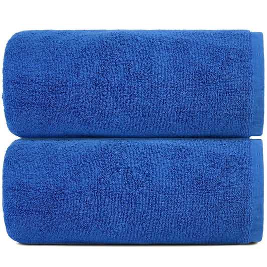 100% Cotton Bath Sheets - 2 Pack (90x180 cm) Super Soft & Absorbent, Hotel-Quality Towels for Homes, Hotels & Restaurants. Available in a variety of colours - Bliss Kingdom