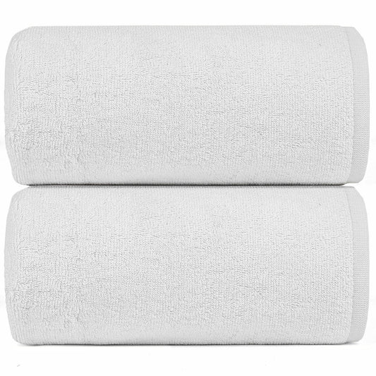 100% Cotton Bath Sheets - 2 Pack (90x180 cm) Super Soft & Absorbent, Hotel-Quality Towels for Homes, Hotels & Restaurants. Available in a variety of colours - Bliss Kingdom