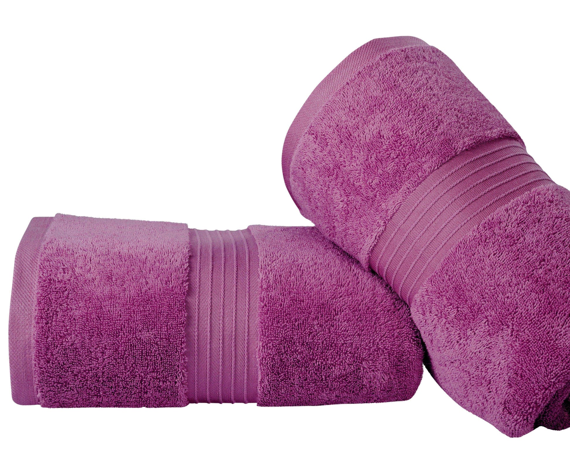 Jumbo Bath Sheets - 2 Pack (90x180 cm) | Extra-Large, Quick-Dry, 100% Combed Cotton Towels | Super Soft & Highly Absorbent for Home & Hotel Use. Available in a variety of colours - Bliss Kingdom
