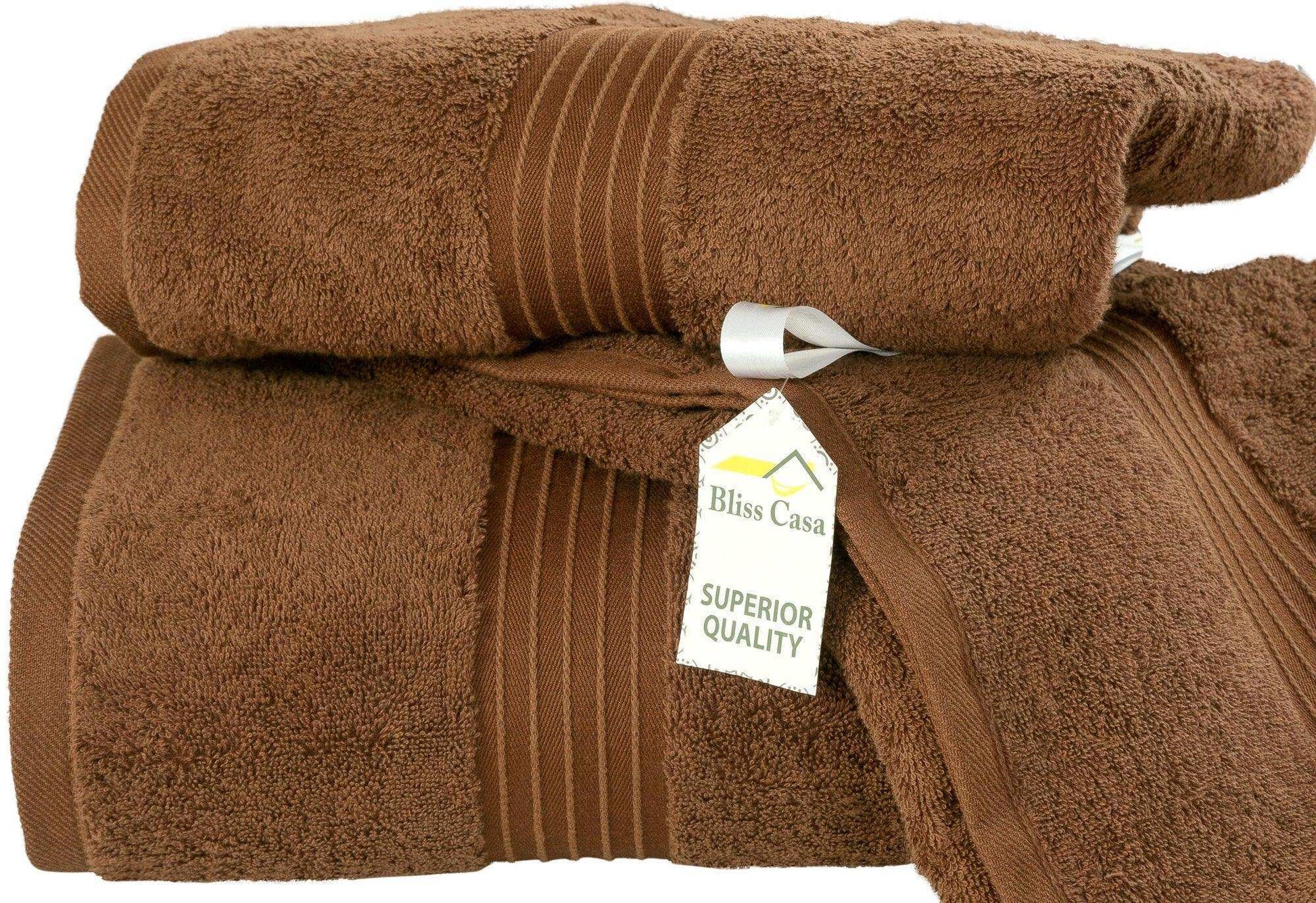 Jumbo Bath Sheets - 2 Pack (90x180 cm) | Extra-Large, Quick-Dry, 100% Combed Cotton Towels | Super Soft & Highly Absorbent for Home & Hotel Use. Available in a variety of colours - Bliss Kingdom