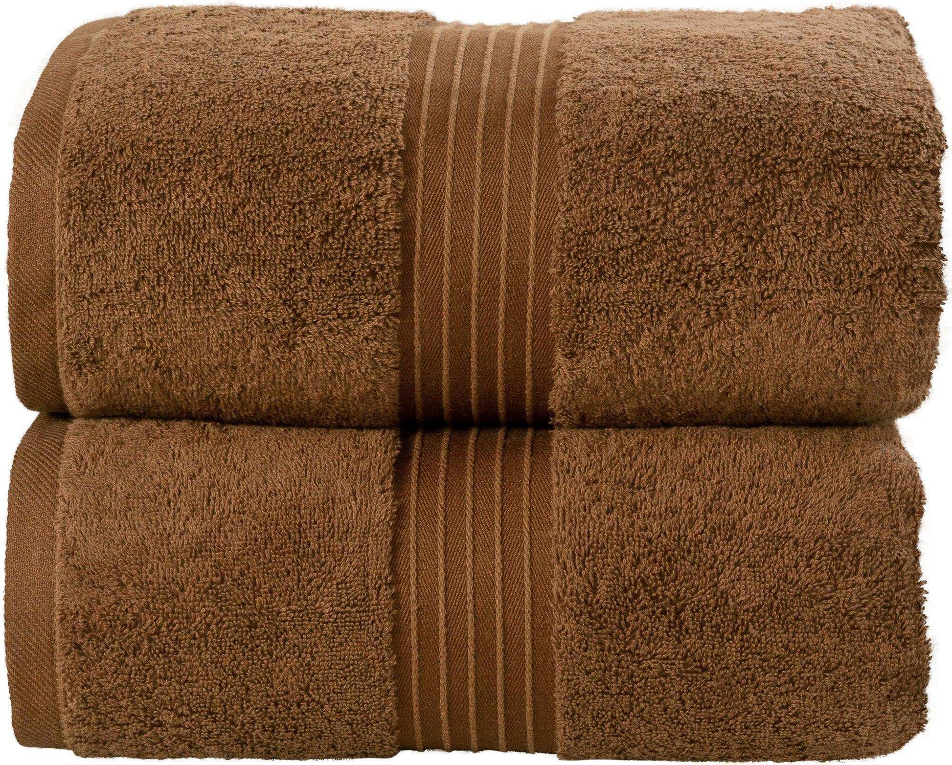 Jumbo Bath Sheets - 2 Pack (90x180 cm) | Extra-Large, Quick-Dry, 100% Combed Cotton Towels | Super Soft & Highly Absorbent for Home & Hotel Use. Available in a variety of colours - Bliss Kingdom
