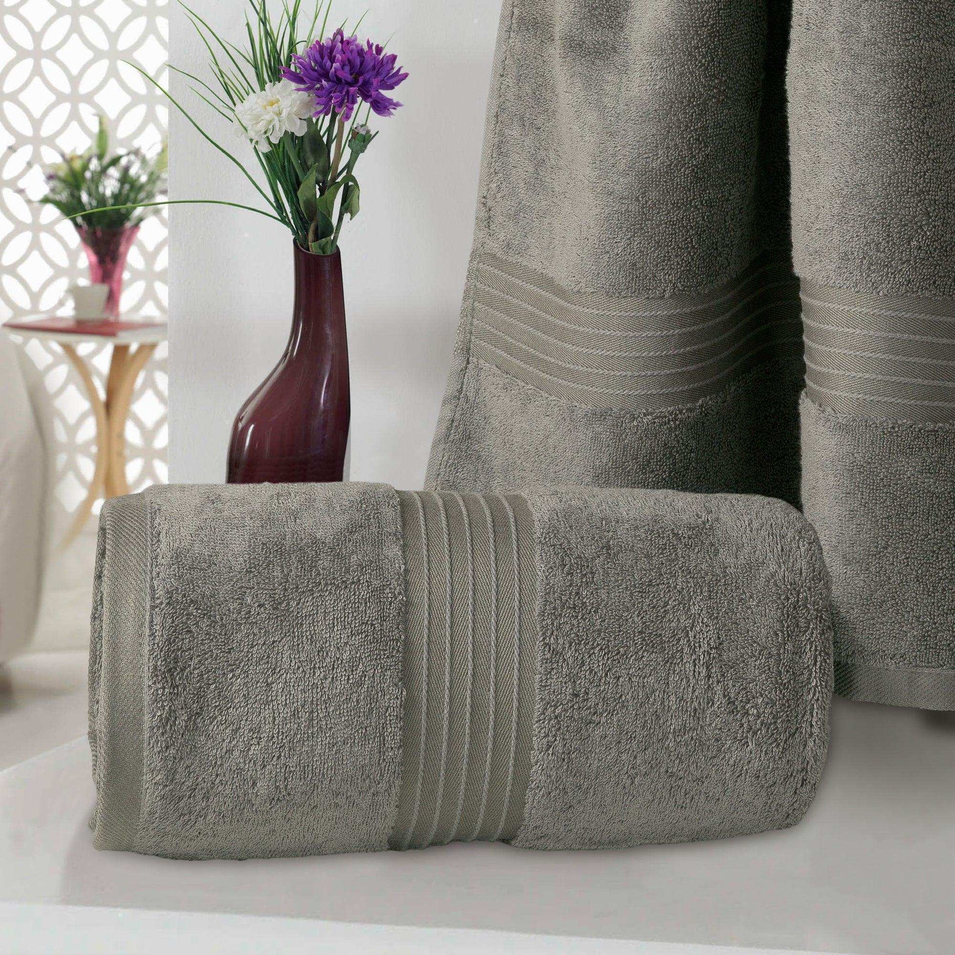 Jumbo Bath Sheets - 2 Pack (90x180 cm) | Extra-Large, Quick-Dry, 100% Combed Cotton Towels | Super Soft & Highly Absorbent for Home & Hotel Use. Available in a variety of colours - Bliss Kingdom