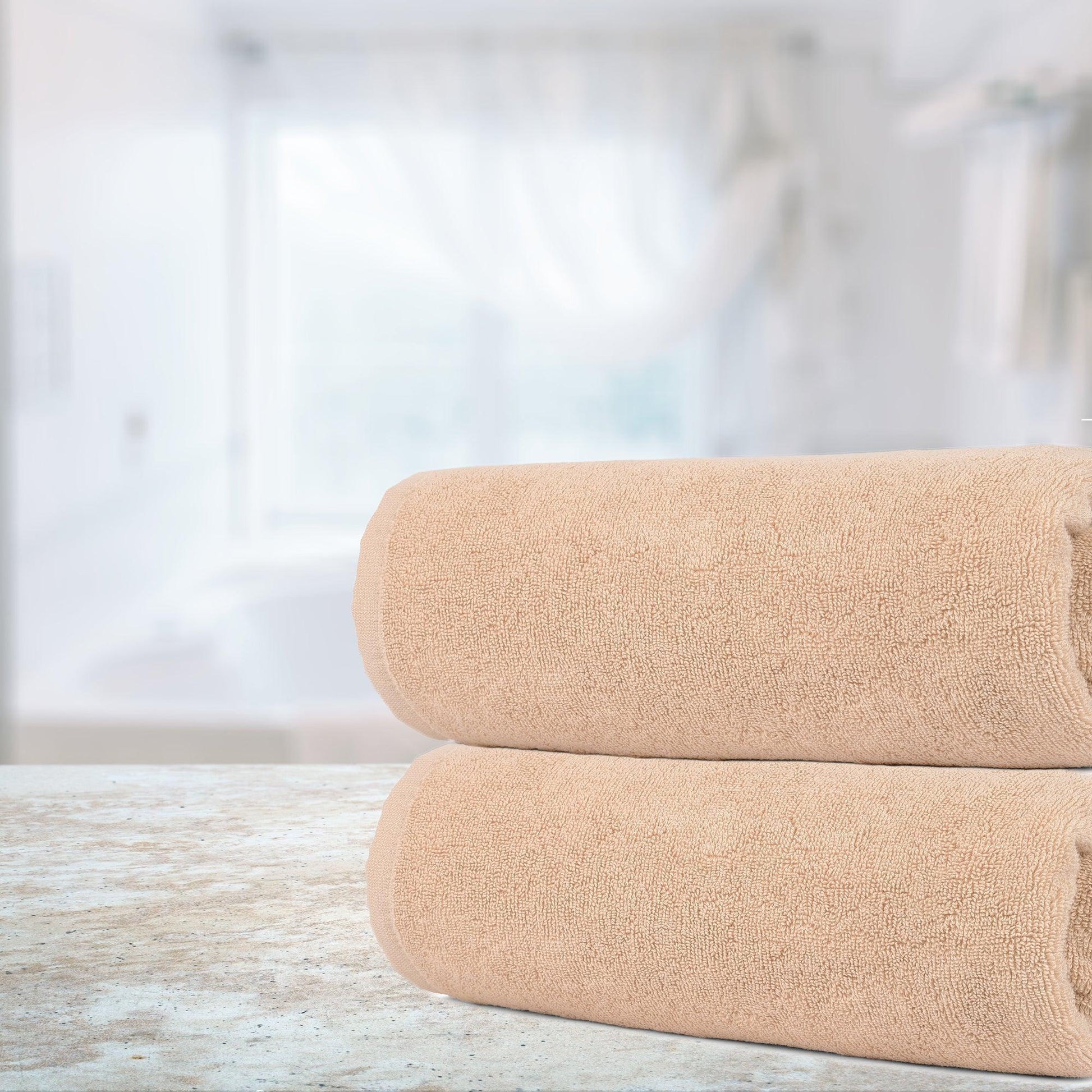 100% Cotton Bath Sheets - 2 Pack (90x180 cm) Super Soft & Absorbent, Hotel-Quality Towels for Homes, Hotels & Restaurants. Available in a variety of colours - Bliss Kingdom