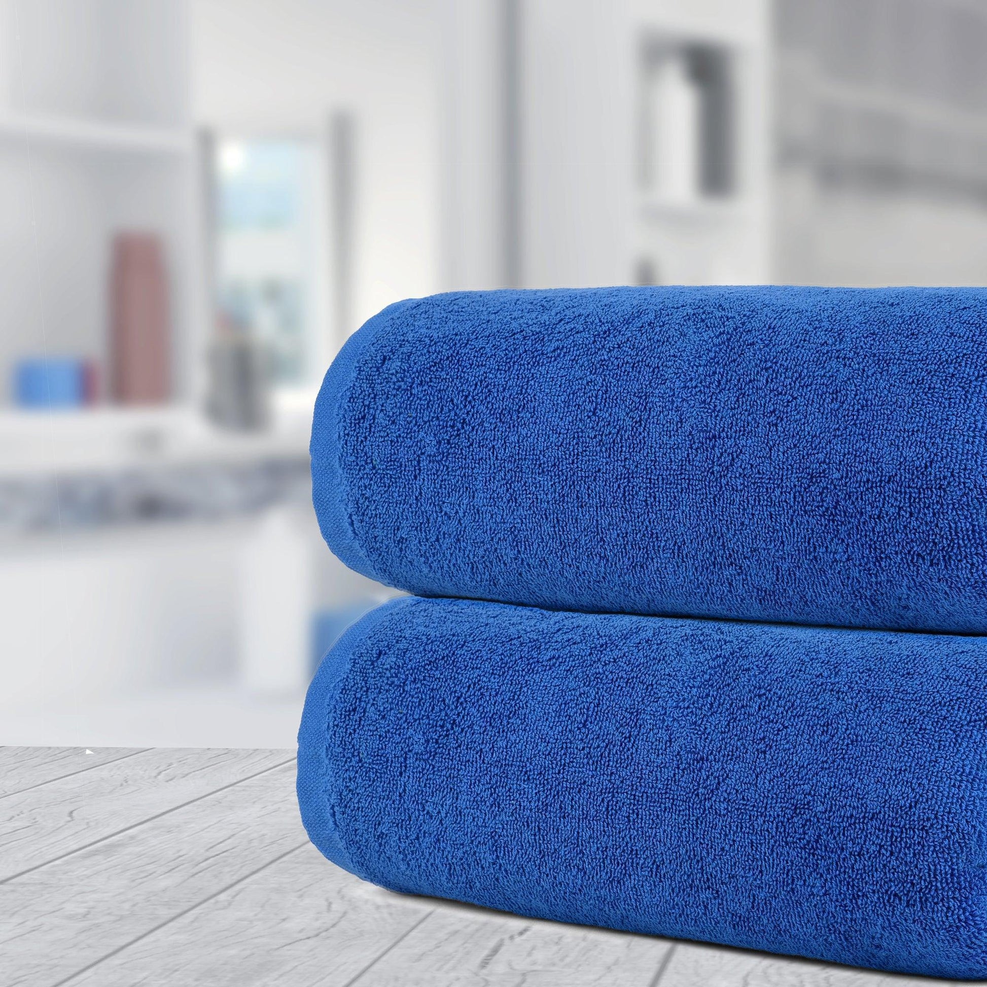 100% Cotton Bath Sheets - 2 Pack (90x180 cm) Super Soft & Absorbent, Hotel-Quality Towels for Homes, Hotels & Restaurants. Available in a variety of colours - Bliss Kingdom