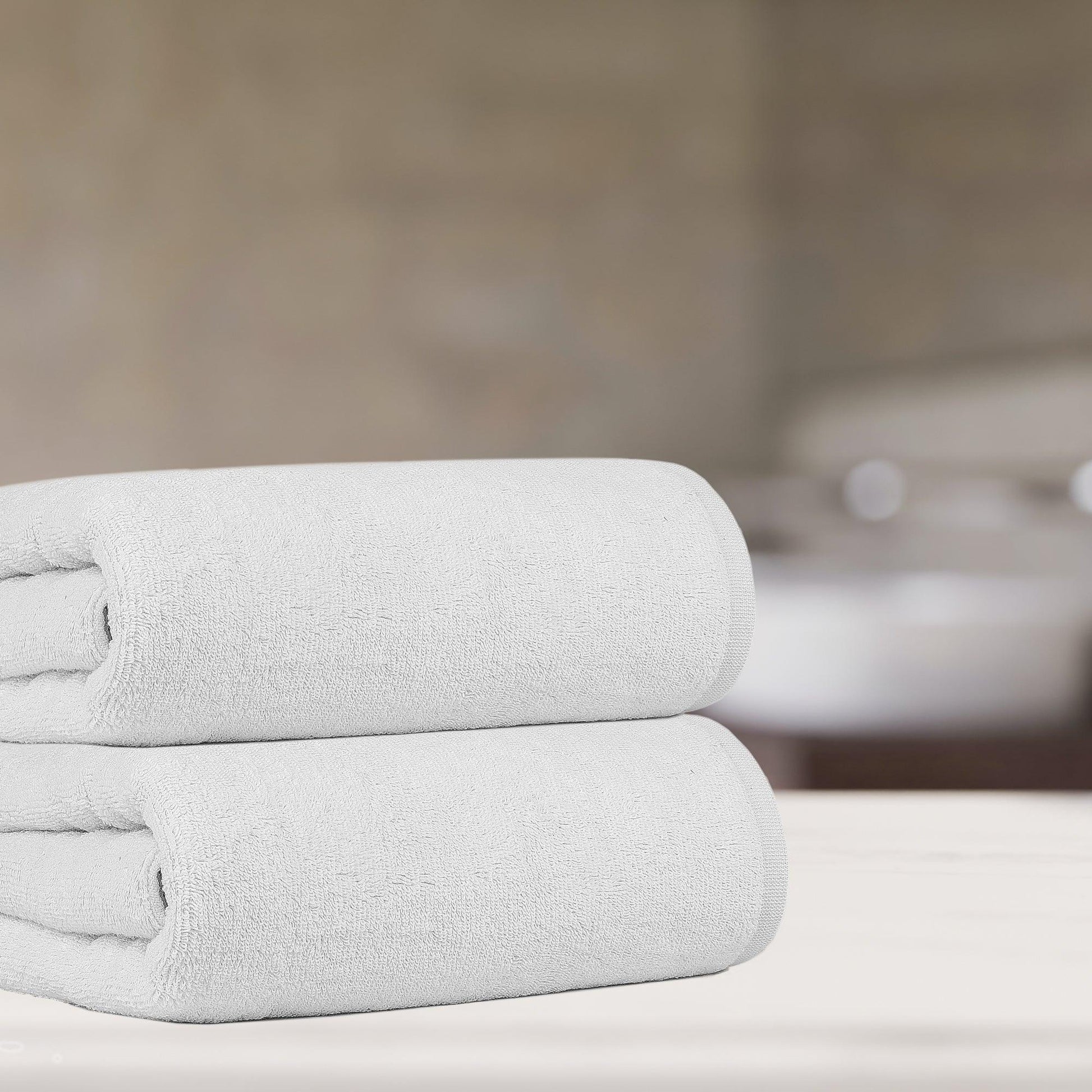 100% Cotton Bath Sheets - 2 Pack (90x180 cm) Super Soft & Absorbent, Hotel-Quality Towels for Homes, Hotels & Restaurants. Available in a variety of colours - Bliss Kingdom