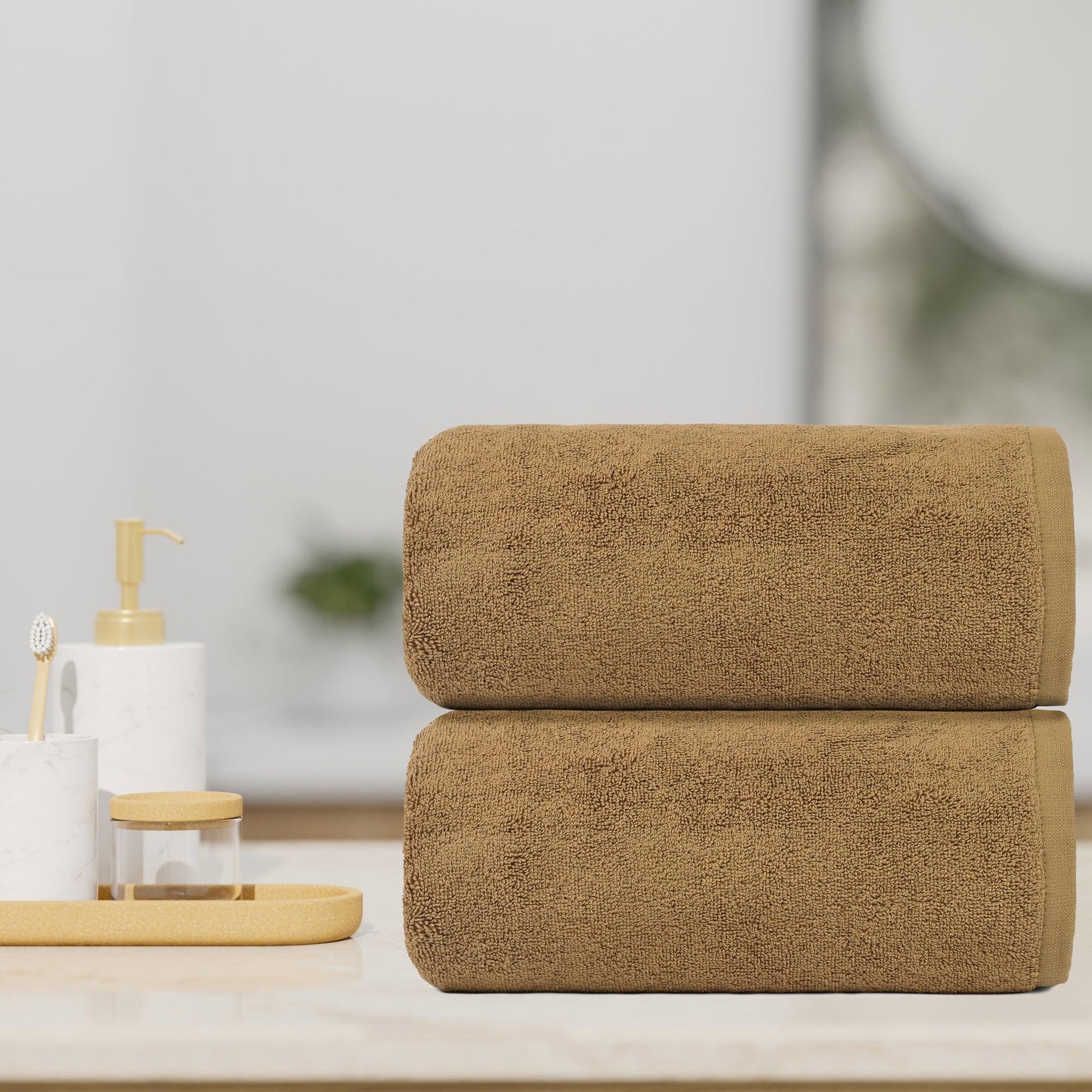 100% Cotton Bath Sheets - 2 Pack (90x180 cm) Super Soft & Absorbent, Hotel-Quality Towels for Homes, Hotels & Restaurants. Available in a variety of colours - Bliss Kingdom