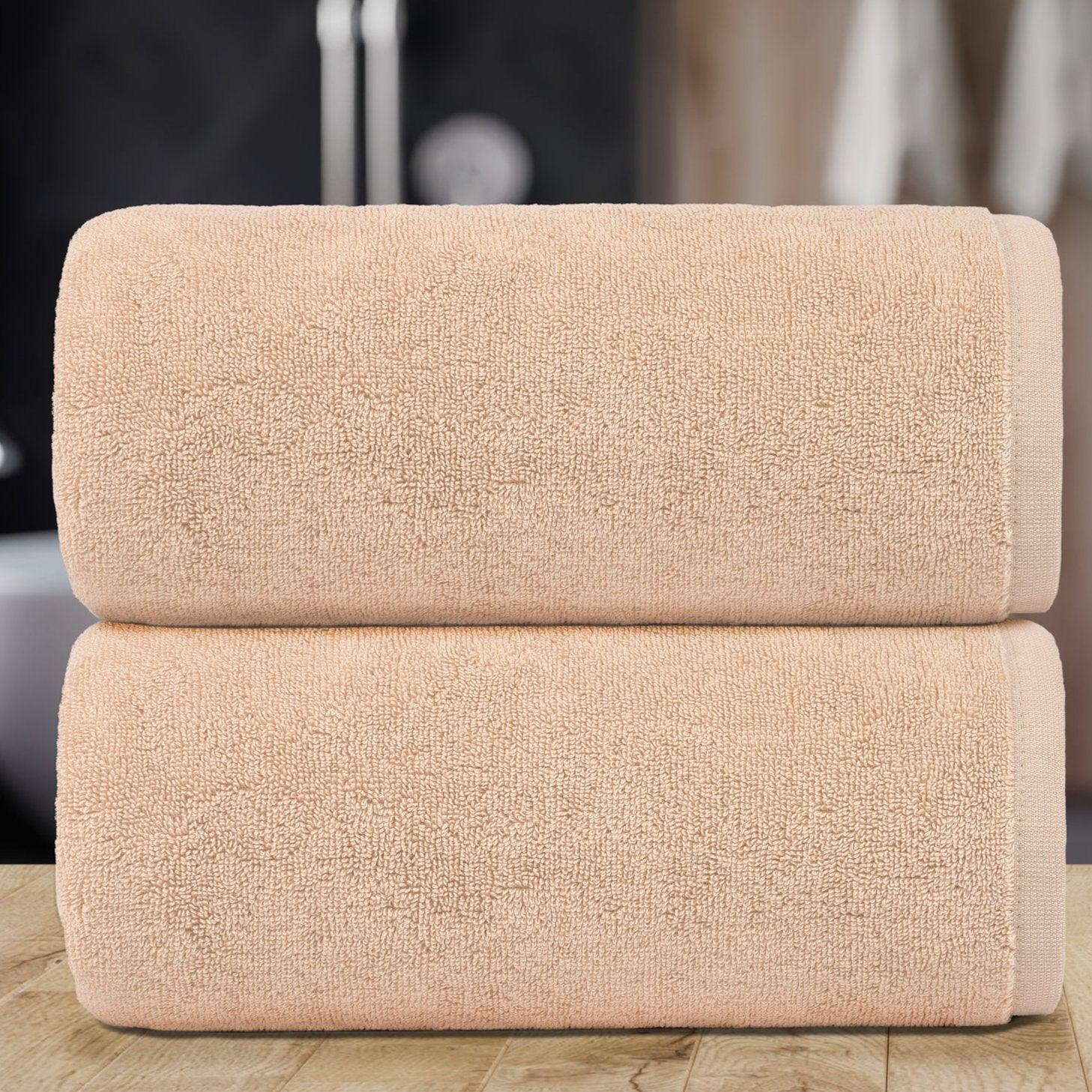 100% Cotton Bath Sheets - 2 Pack (90x180 cm) Super Soft & Absorbent, Hotel-Quality Towels for Homes, Hotels & Restaurants. Available in a variety of colours - Bliss Kingdom