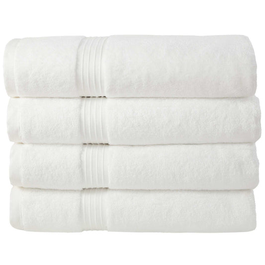 100% Combed Cotton Bath Towels 4 Pack