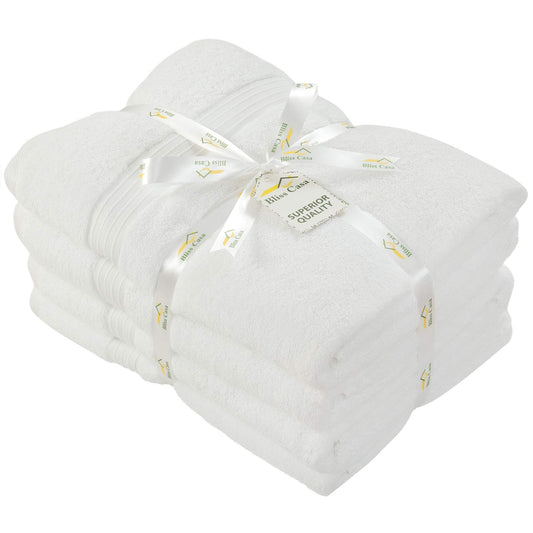 100% Combed Cotton Bath Towels 4 Pack
