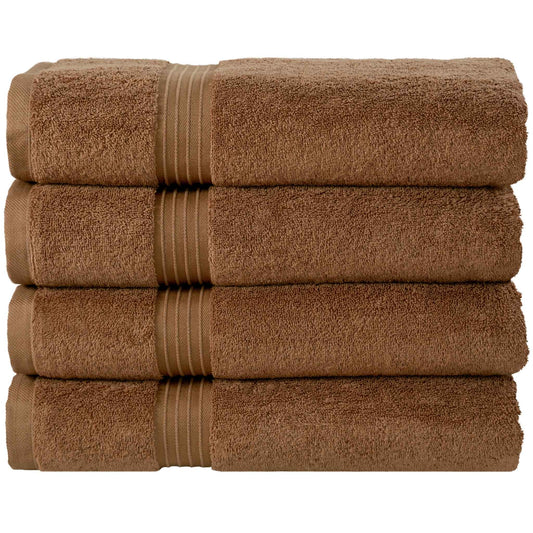 100% Combed Cotton Bath Towels 4 Pack
