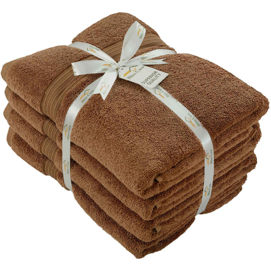 100% Combed Cotton Bath Towels 4 Pack