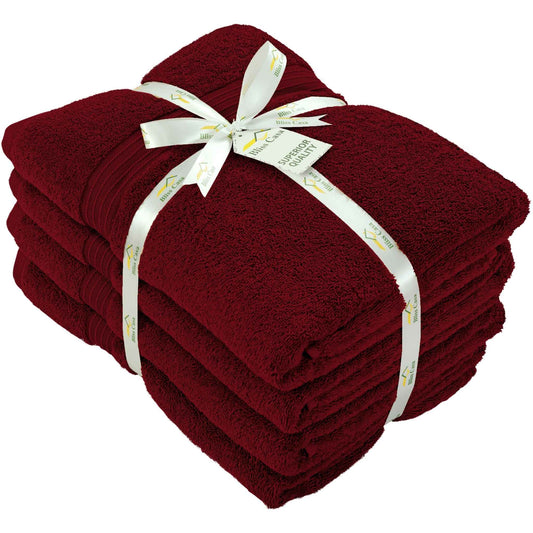 100% Combed Cotton Bath Towels 4 Pack