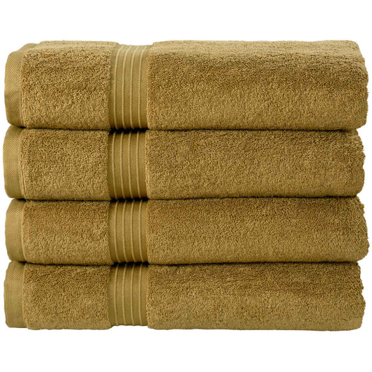 100% Combed Cotton Bath Towels 4 Pack
