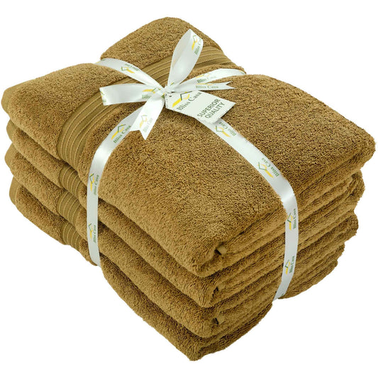 100% Combed Cotton Bath Towels 4 Pack