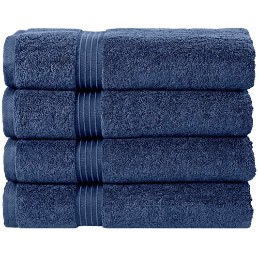 100% Combed Cotton Bath Towels 4 Pack