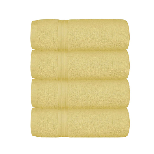 Bliss Kingdom Luxury Hand Towels 4-Pack – 40x70 cm, 100% Combed Cotton, Soft & Absorbent Premium Towels for Bathroom, Kitchen & Spa Use