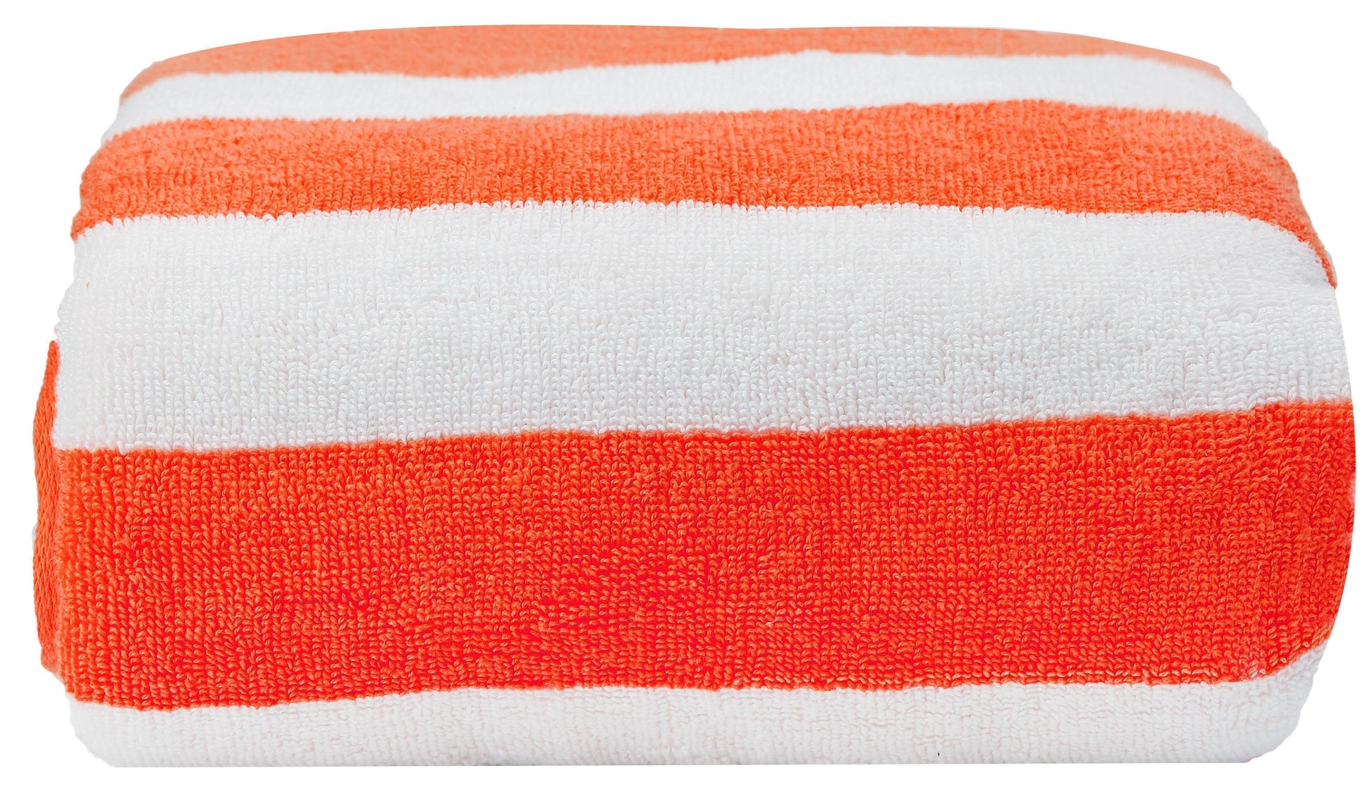 Beach/Pool Towels - Extra Large 100% Cotton, Cabana Stripes, Extra Soft & Highly Absorbent, (Pack of 2, Size 90x180cm), Available in a variety of colours - Bliss Kingdom