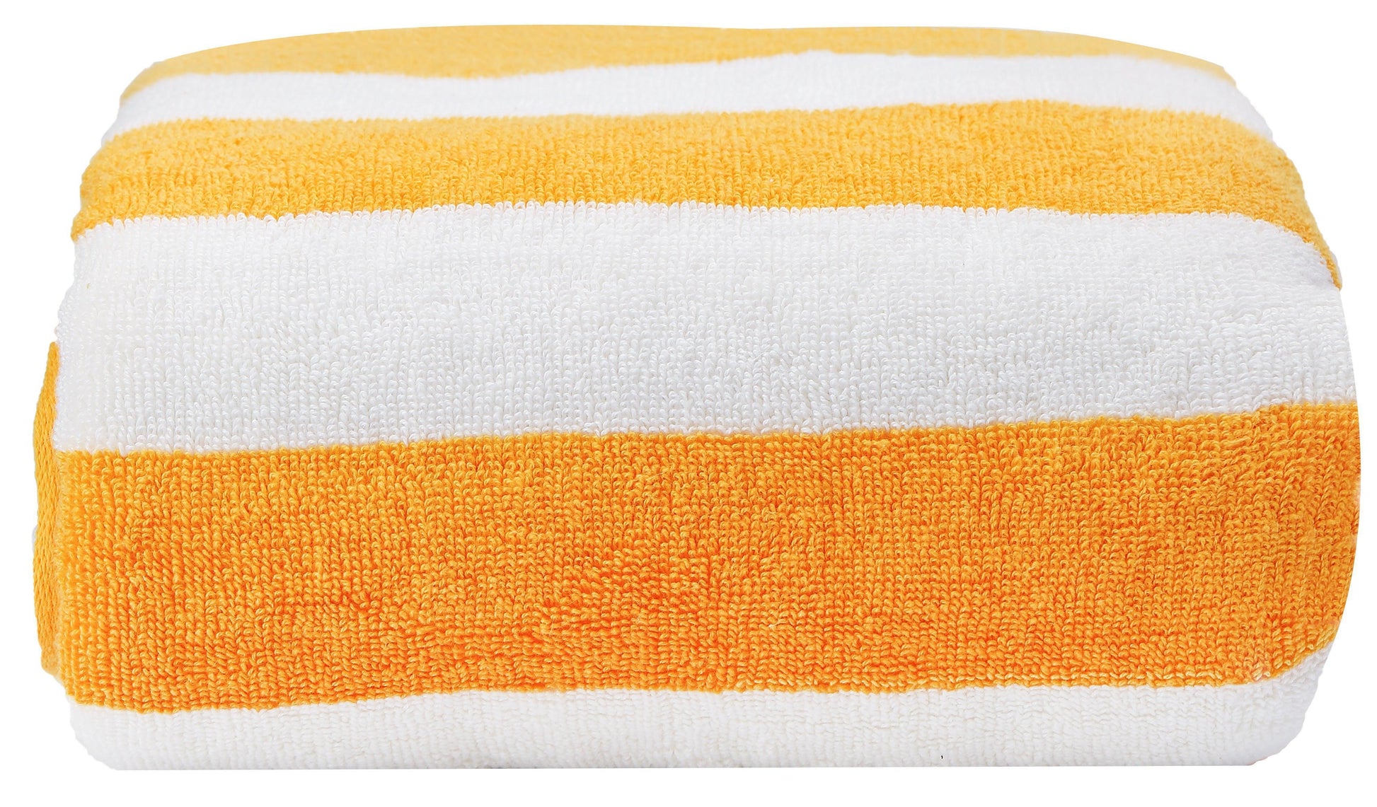 Beach/Pool Towels - Extra Large 100% Cotton, Cabana Stripes, Extra Soft & Highly Absorbent, (Pack of 2, Size 90x180cm), Available in a variety of colours - Bliss Kingdom