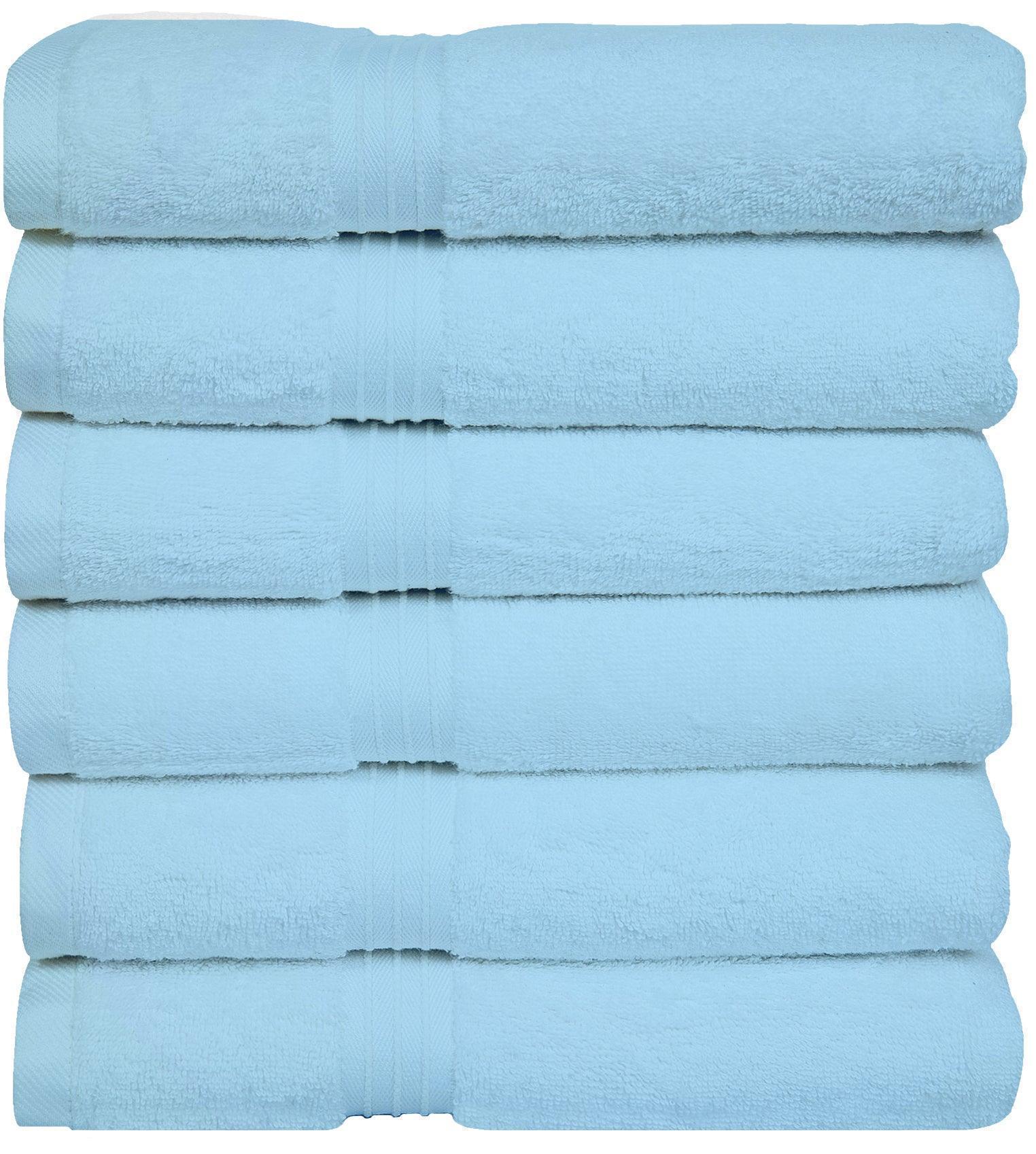 Large Hand Towels - 6 Pack (50 x 100 cm) | 100% Combed Cotton, Ultra Soft & Highly Absorbent | Premium Hotel & Spa Quality Towels. Available in a variety of colours - Bliss Kingdom