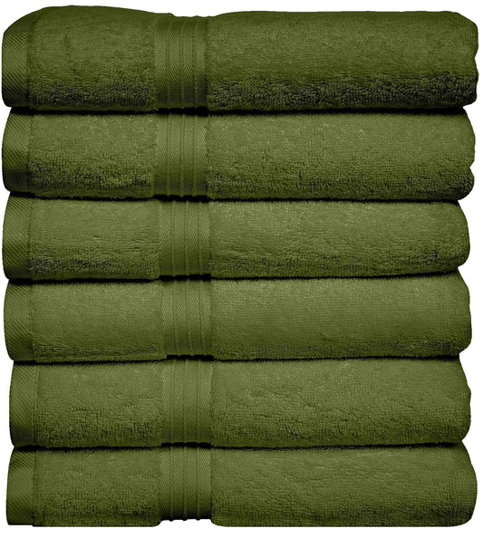Large Hand Towels - 6 Pack (50 x 100 cm) | 100% Combed Cotton, Ultra Soft & Highly Absorbent | Premium Hotel & Spa Quality Towels. Available in a variety of colours - Bliss Kingdom