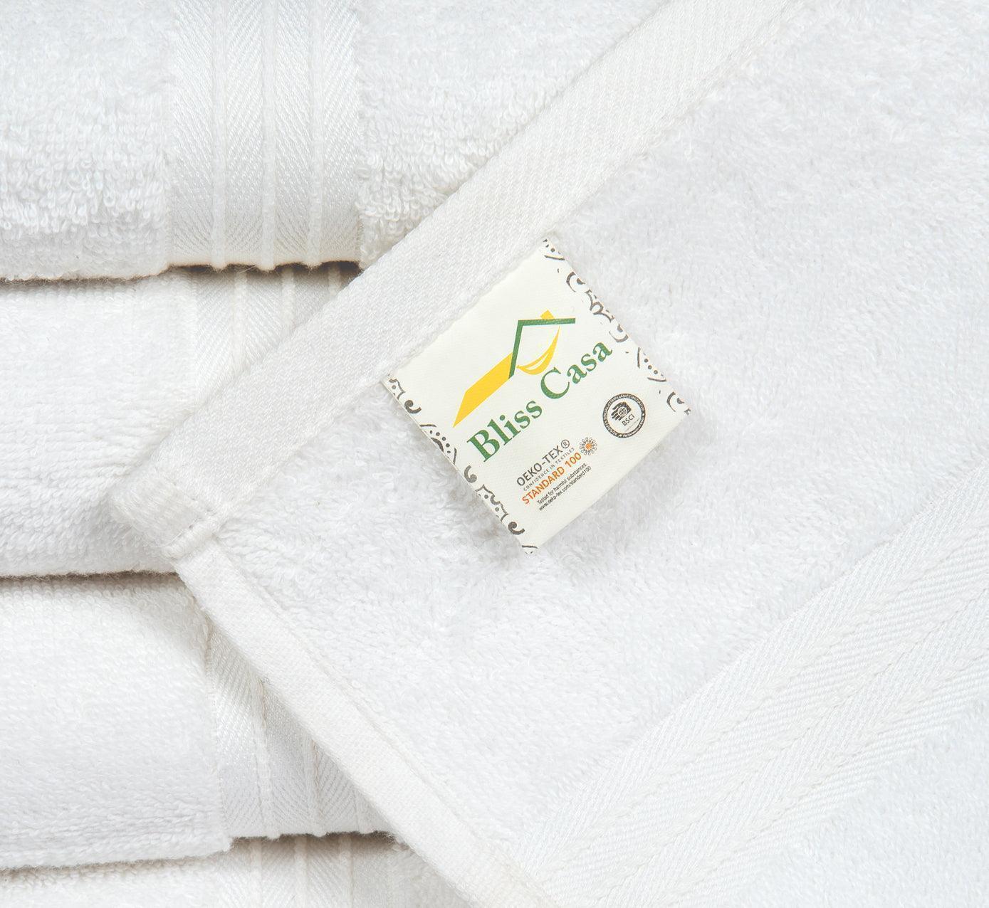 Large Hand Towels - 6 Pack (50 x 100 cm) | 100% Combed Cotton, Ultra Soft & Highly Absorbent | Premium Hotel & Spa Quality Towels. Available in a variety of colours - Bliss Kingdom
