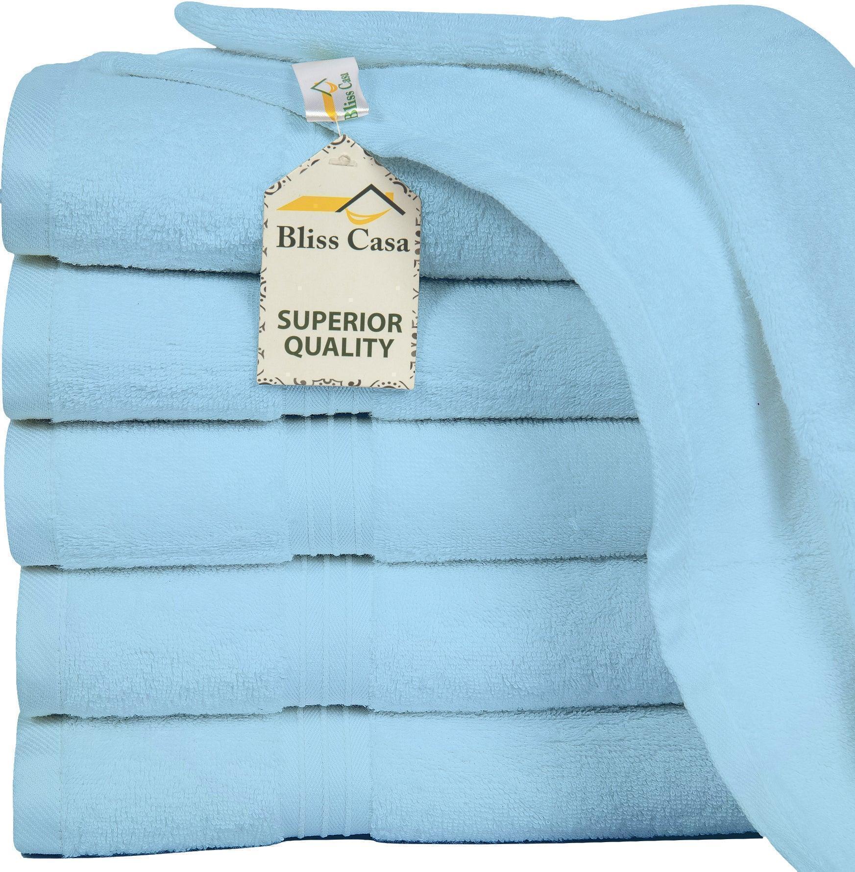 Large Hand Towels - 6 Pack (50 x 100 cm) | 100% Combed Cotton, Ultra Soft & Highly Absorbent | Premium Hotel & Spa Quality Towels. Available in a variety of colours - Bliss Kingdom