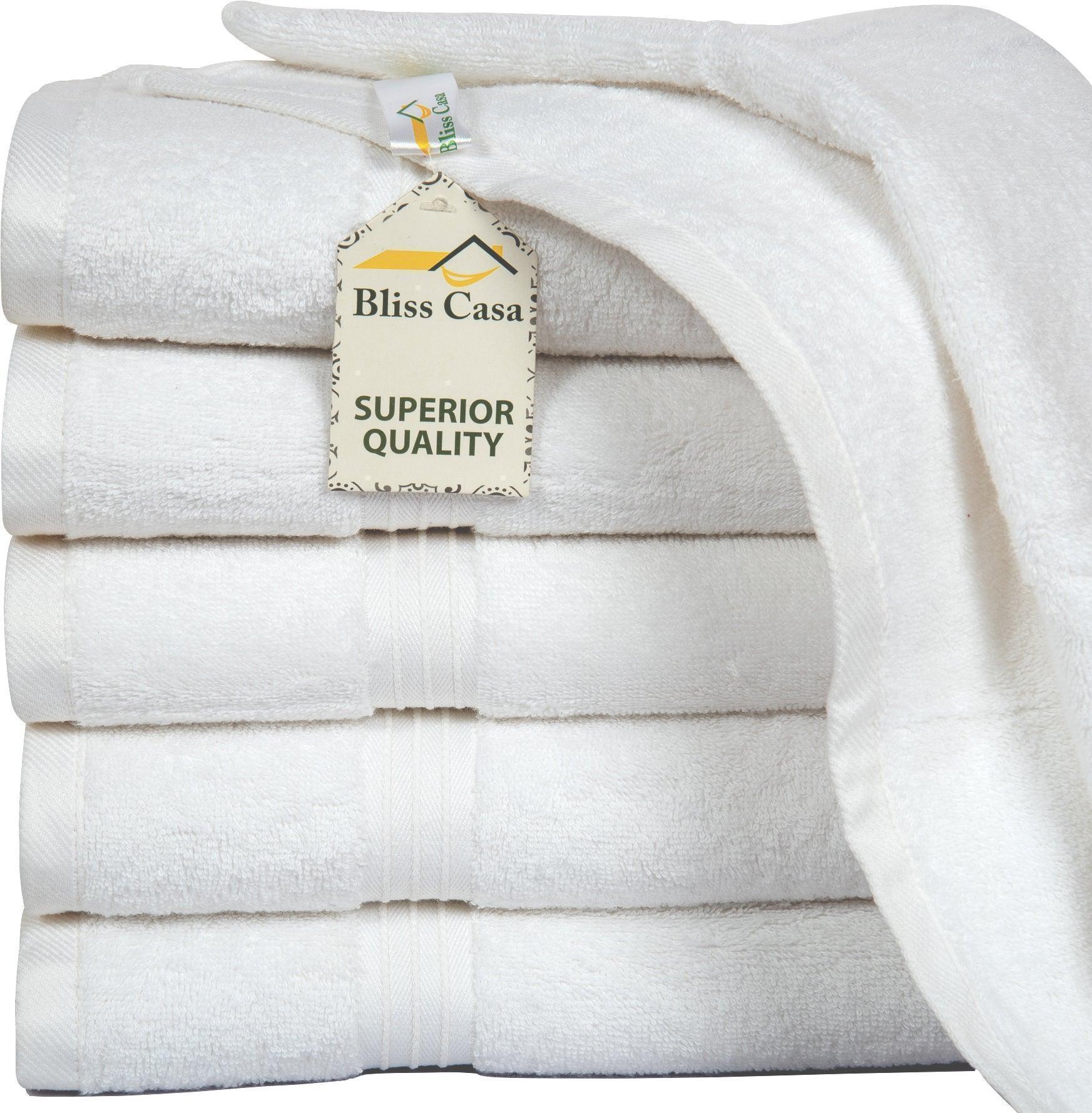 Large Hand Towels - 6 Pack (50 x 100 cm) | 100% Combed Cotton, Ultra Soft & Highly Absorbent | Premium Hotel & Spa Quality Towels. Available in a variety of colours - Bliss Kingdom