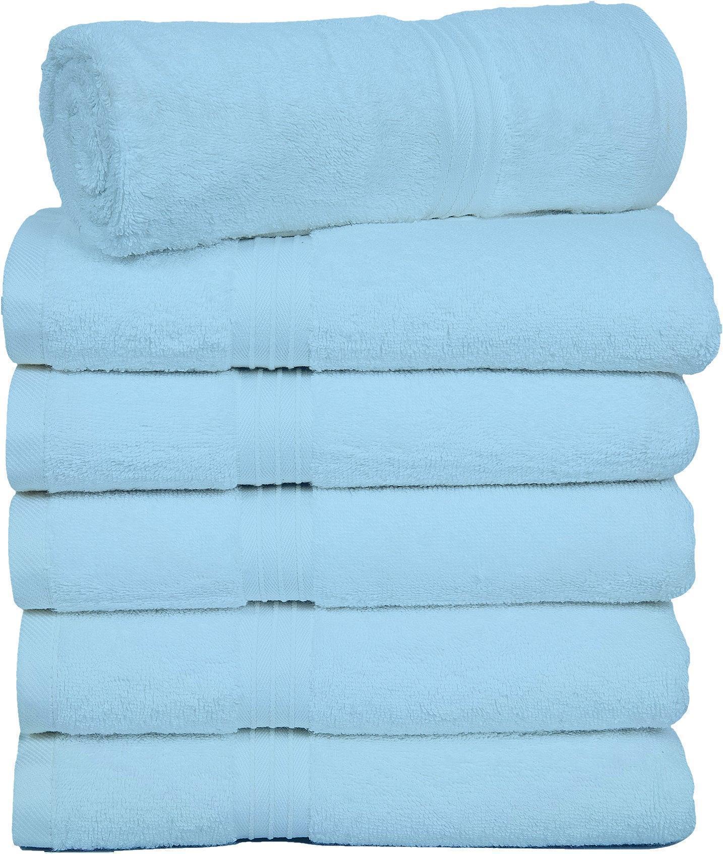 Large Hand Towels - 6 Pack (50 x 100 cm) | 100% Combed Cotton, Ultra Soft & Highly Absorbent | Premium Hotel & Spa Quality Towels. Available in a variety of colours - Bliss Kingdom