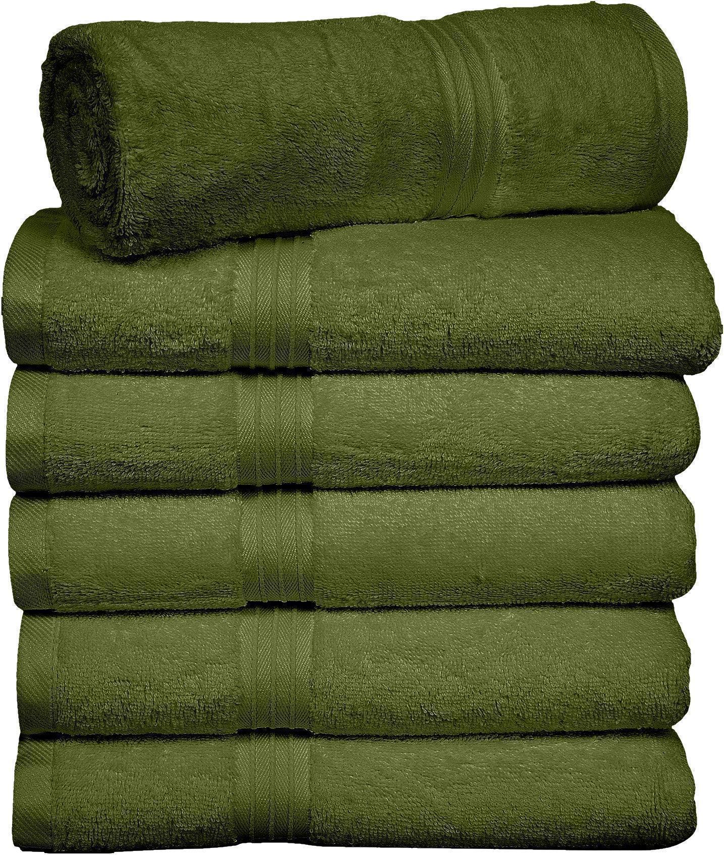 Large Hand Towels - 6 Pack (50 x 100 cm) | 100% Combed Cotton, Ultra Soft & Highly Absorbent | Premium Hotel & Spa Quality Towels. Available in a variety of colours - Bliss Kingdom