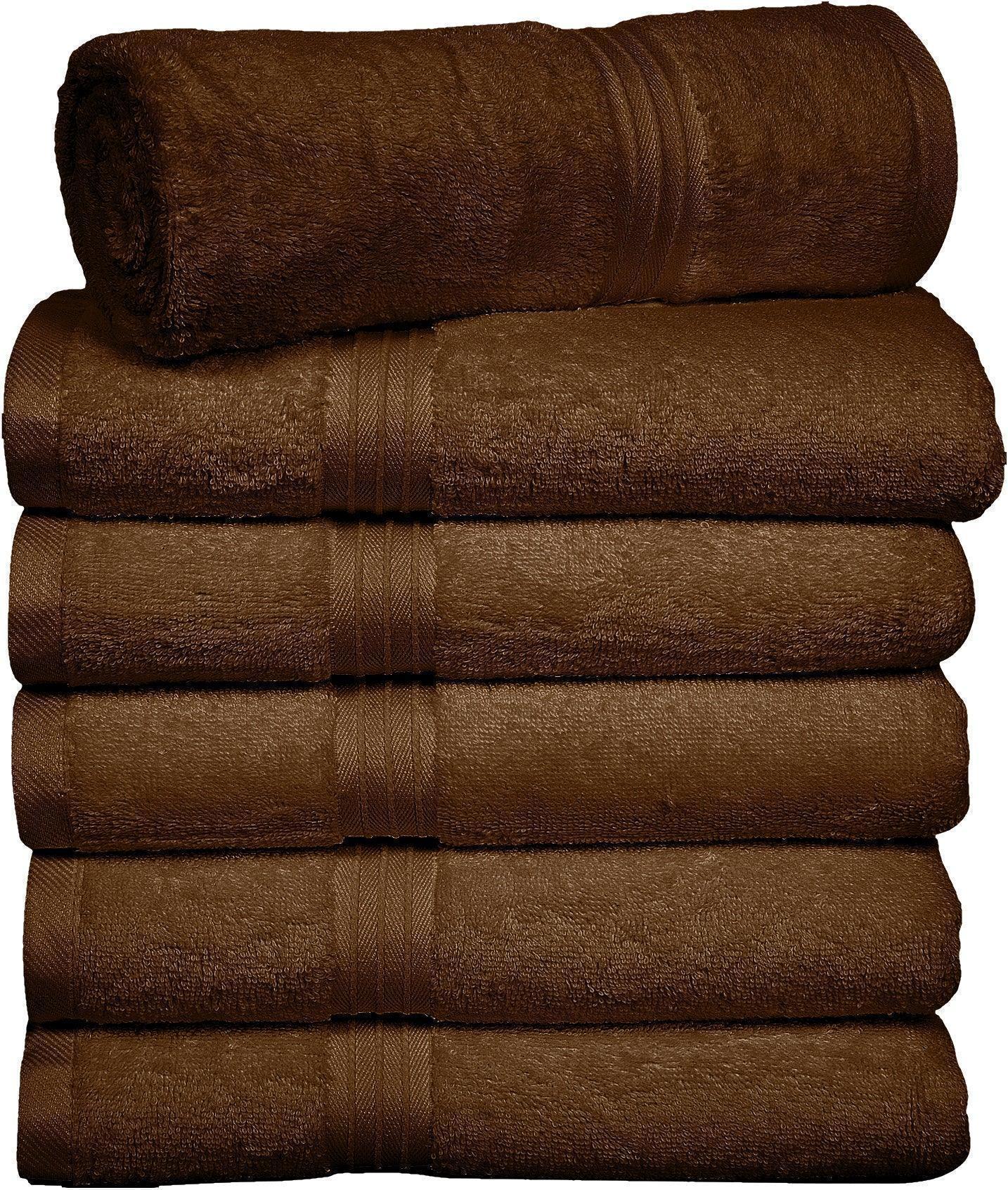 Large Hand Towels - 6 Pack (50 x 100 cm) | 100% Combed Cotton, Ultra Soft & Highly Absorbent | Premium Hotel & Spa Quality Towels. Available in a variety of colours - Bliss Kingdom
