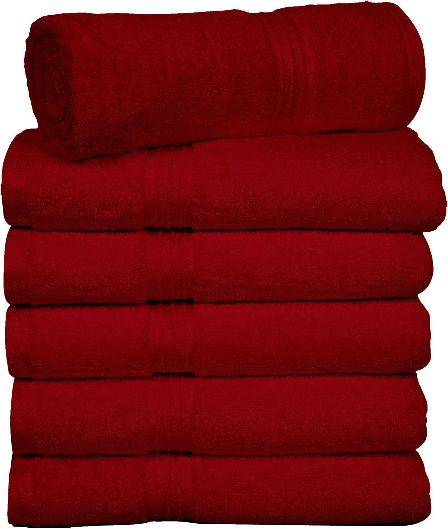 Large Hand Towels - 6 Pack (50 x 100 cm) | 100% Combed Cotton, Ultra Soft & Highly Absorbent | Premium Hotel & Spa Quality Towels. Available in a variety of colours - Bliss Kingdom