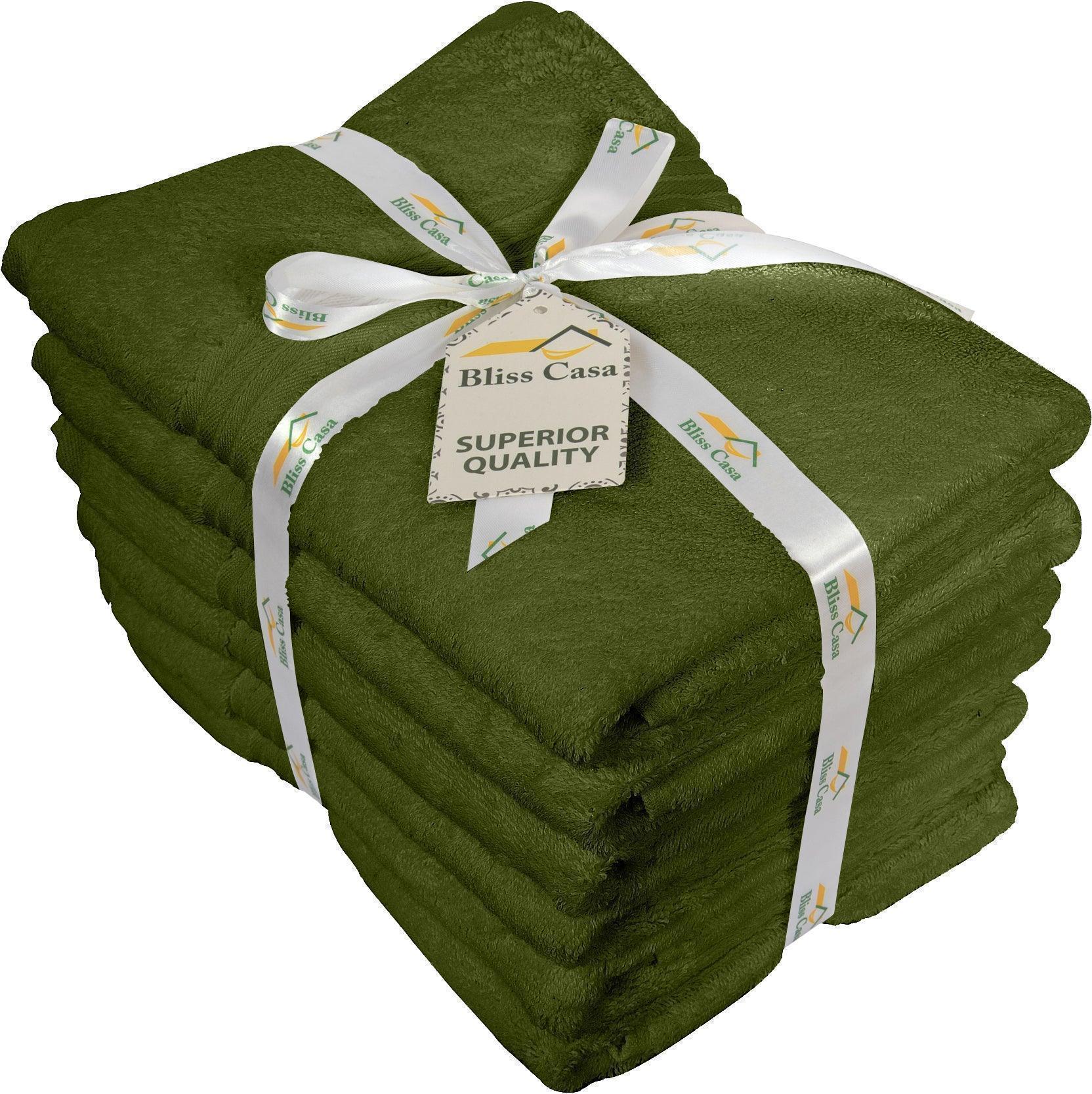 Large Hand Towels - 6 Pack (50 x 100 cm) | 100% Combed Cotton, Ultra Soft & Highly Absorbent | Premium Hotel & Spa Quality Towels. Available in a variety of colours - Bliss Kingdom