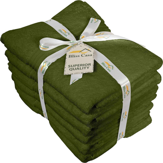 Large Hand Towels - 6 Pack (50 x 100 cm) | 100% Combed Cotton, Ultra Soft & Highly Absorbent | Premium Hotel & Spa Quality Towels. Available in a variety of colours - Bliss Kingdom