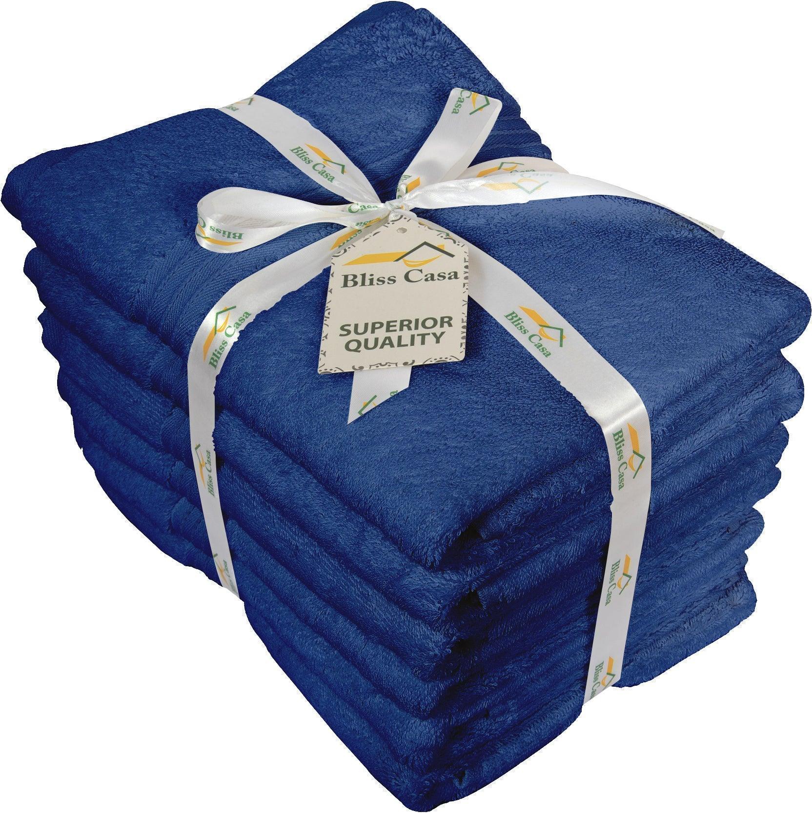 Large Hand Towels - 6 Pack (50 x 100 cm) | 100% Combed Cotton, Ultra Soft & Highly Absorbent | Premium Hotel & Spa Quality Towels. Available in a variety of colours - Bliss Kingdom