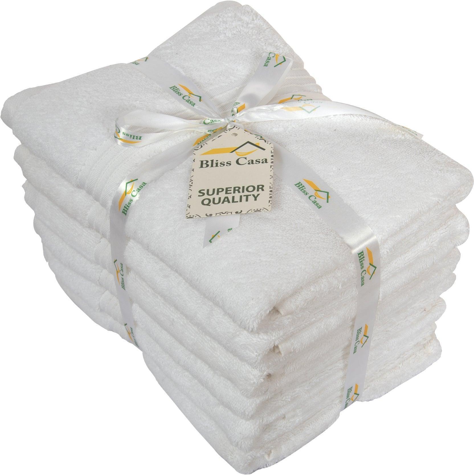 Large Hand Towels - 6 Pack (50 x 100 cm) | 100% Combed Cotton, Ultra Soft & Highly Absorbent | Premium Hotel & Spa Quality Towels. Available in a variety of colours - Bliss Kingdom