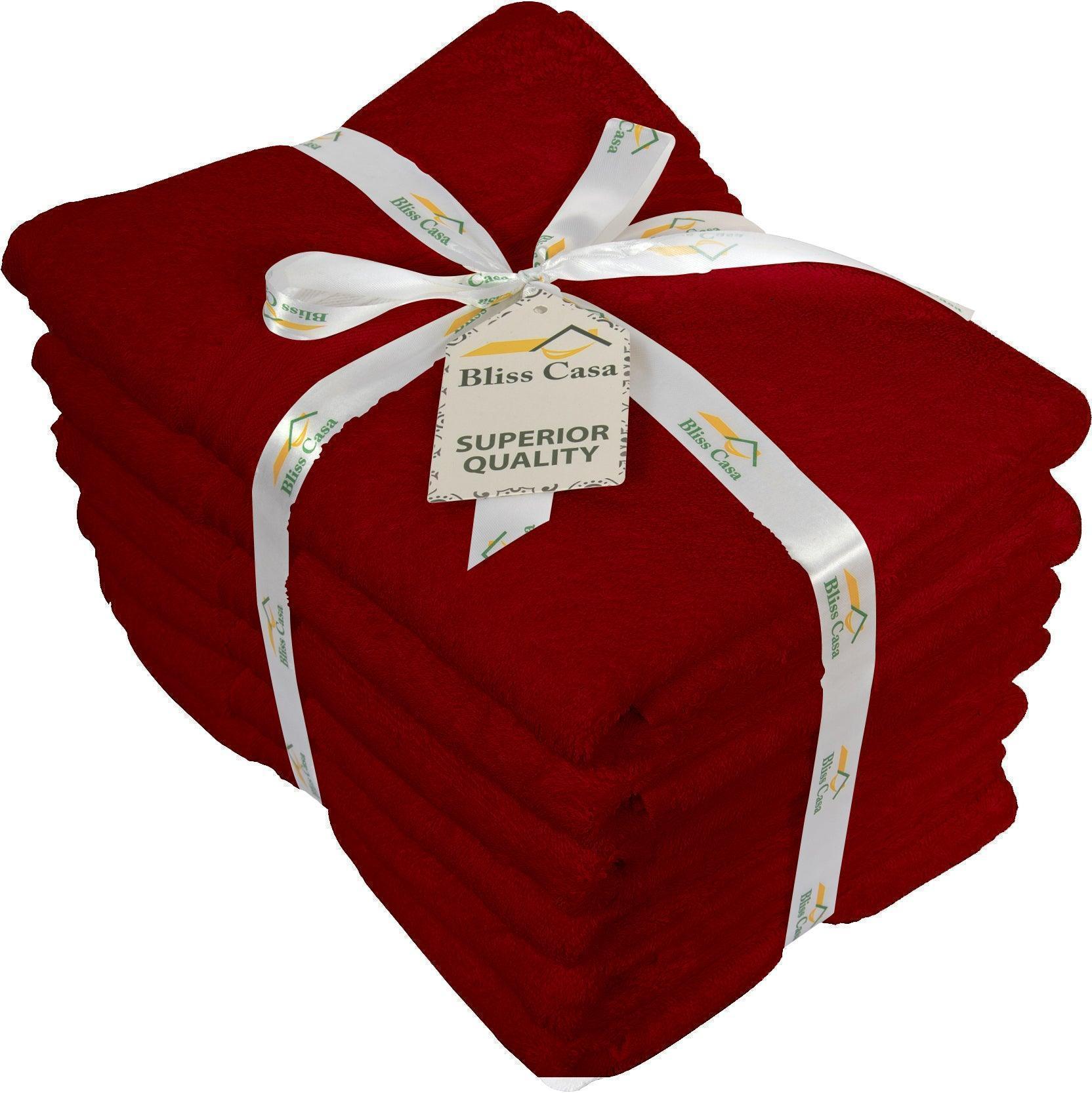 Large Hand Towels - 6 Pack (50 x 100 cm) | 100% Combed Cotton, Ultra Soft & Highly Absorbent | Premium Hotel & Spa Quality Towels. Available in a variety of colours - Bliss Kingdom