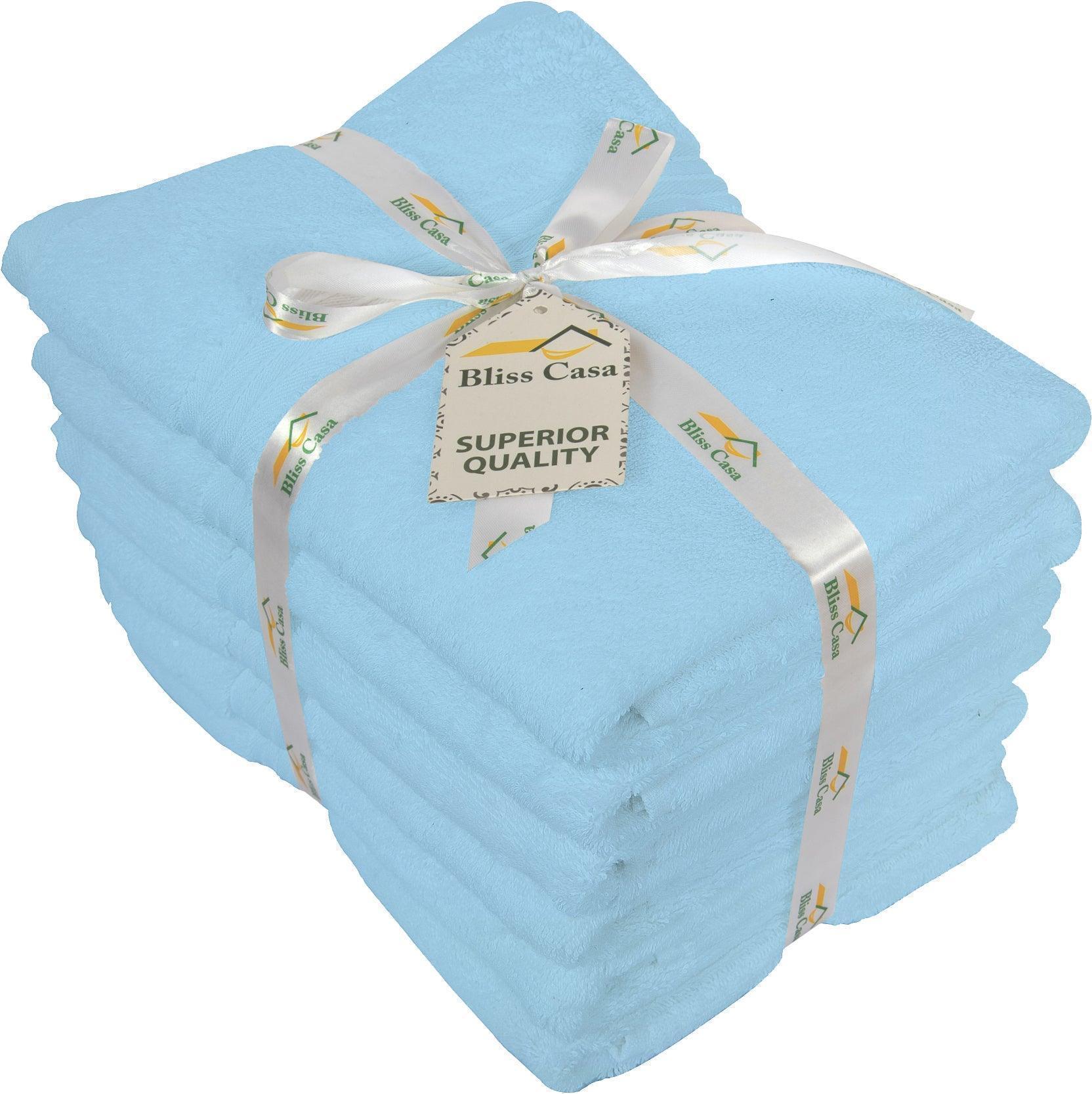 Large Hand Towels - 6 Pack (50 x 100 cm) | 100% Combed Cotton, Ultra Soft & Highly Absorbent | Premium Hotel & Spa Quality Towels. Available in a variety of colours - Bliss Kingdom