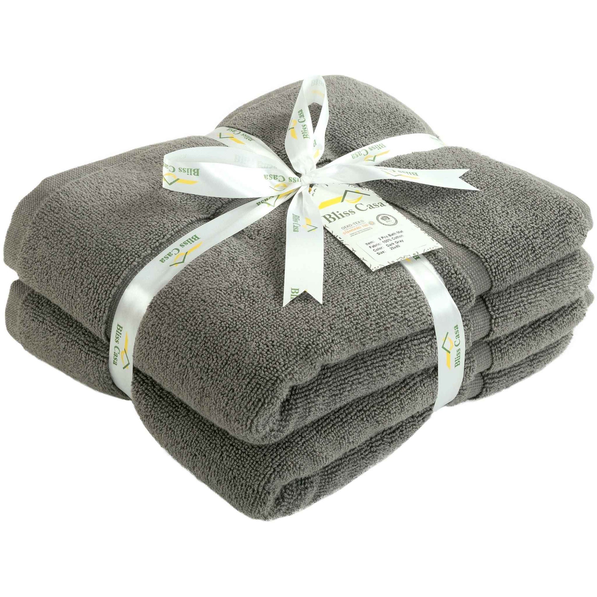 Bath Mats - 2 Pack Floor Mats for Bathrooms & Kitchen