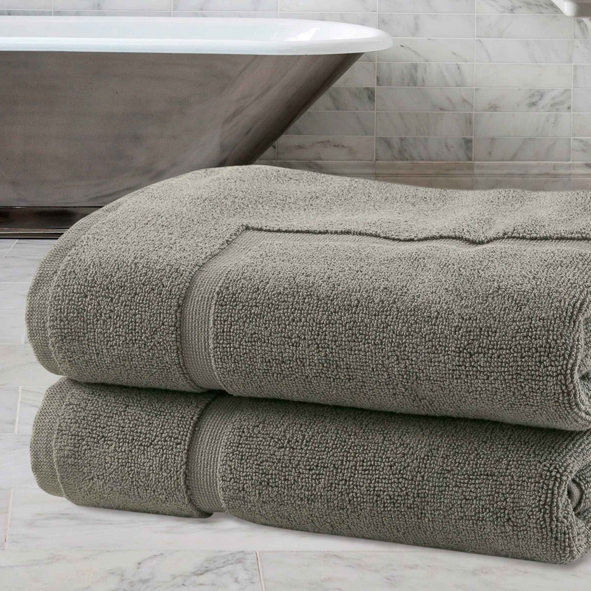 Bath Mats - 2 Pack Floor Mats for Bathrooms & Kitchen