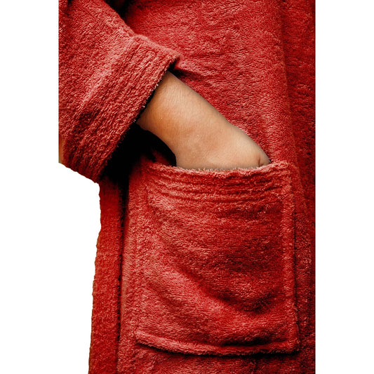 Bliss Kingdom Unisex Cotton Bathrobe for Men & Women – Soft & Absorbent Hooded Robe with Pockets and Belt, Premium 100% Ring-Spun Cotton for Bathroom, Spa & Home Use