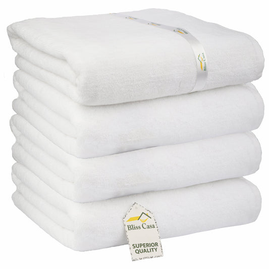 100% Cotton Hand Towels (4-Pack, 40x70 cm) - Soft & Super Absorbent Hotel-Quality Towels, Perfect for Hotels and Restaurants. - Bliss Kingdom
