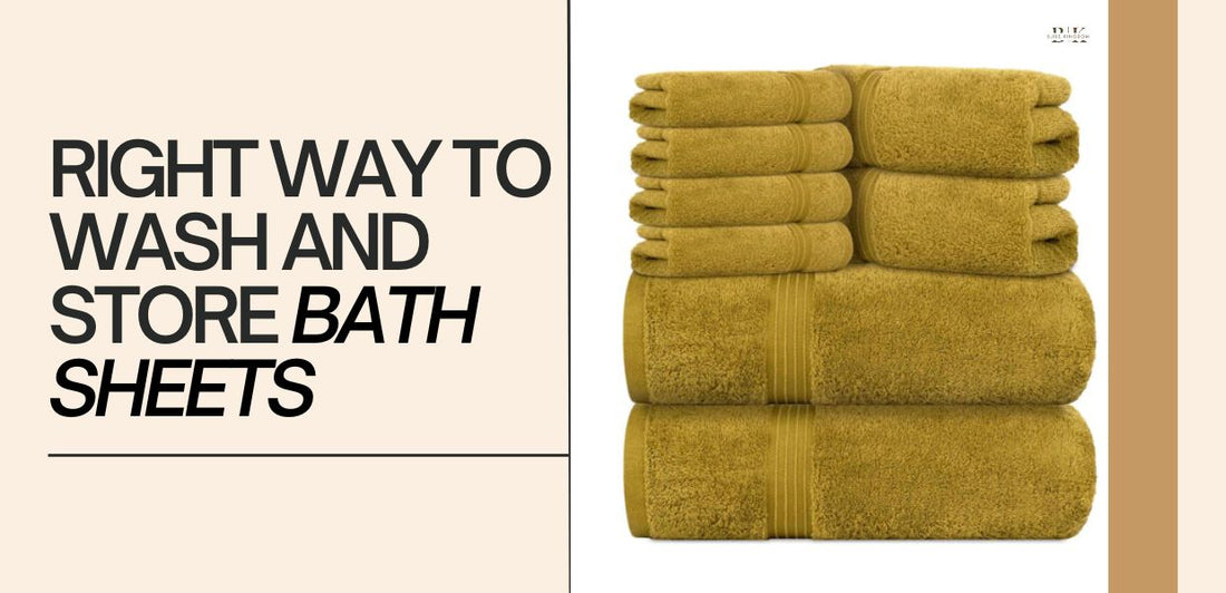 The Right Way to Wash and Store Bath Sheets