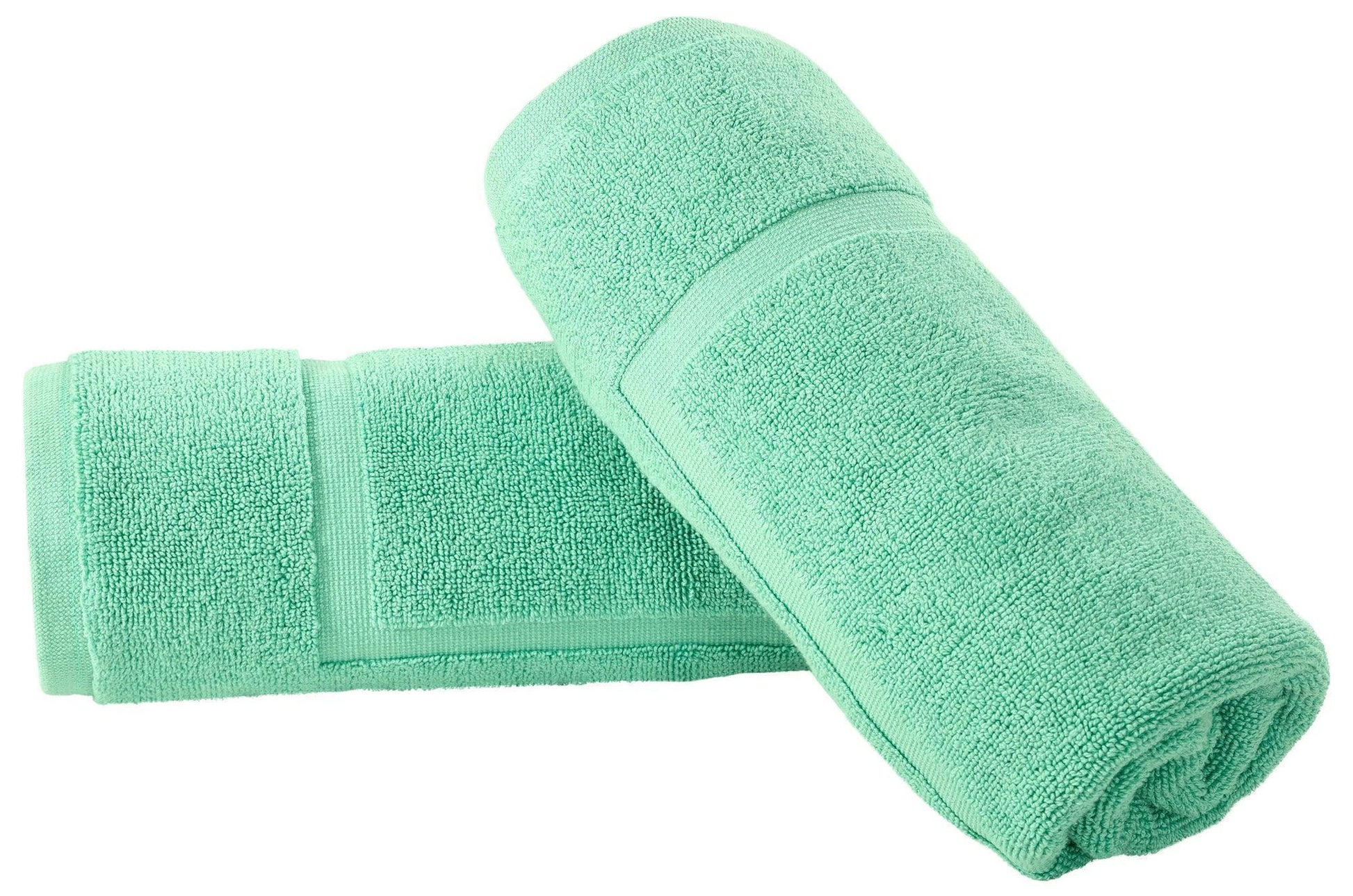 Bath Mats - 2 Pack (50 x 80 cm) | 100% Cotton 1000 GSM Super Soft, Extra Absorbent Floor Mats for Bathrooms & Kitchen for an Elegant Look. Available in a variety of colours - Bliss Kingdom