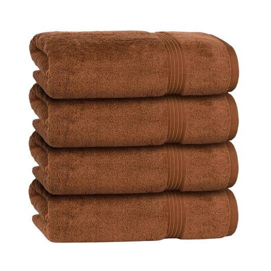 100% Combed Cotton Bath Towels 4 Pack