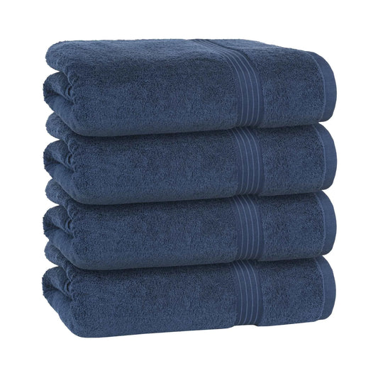100% Combed Cotton Bath Towels 4 Pack